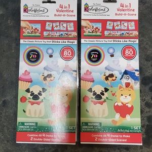 Color Forms 4 in One Build a Scene, Valentine’s, 2 Pack!